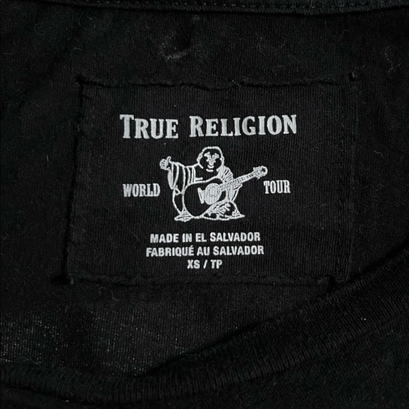 True Religion Cropped Logo Tee - Picture 2 of 5